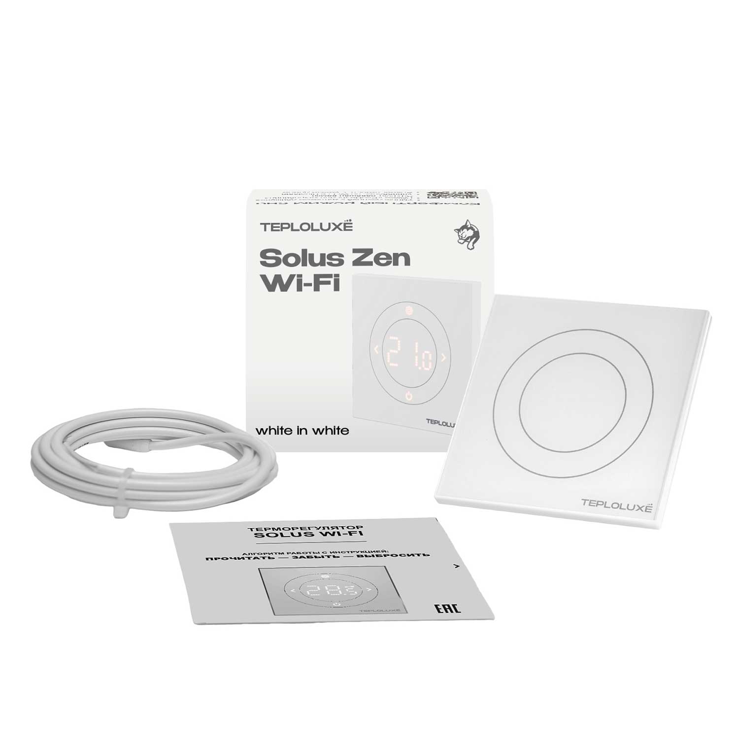 Теплолюкс Solus Zen Wi-Fi. Терморегулятор электронный