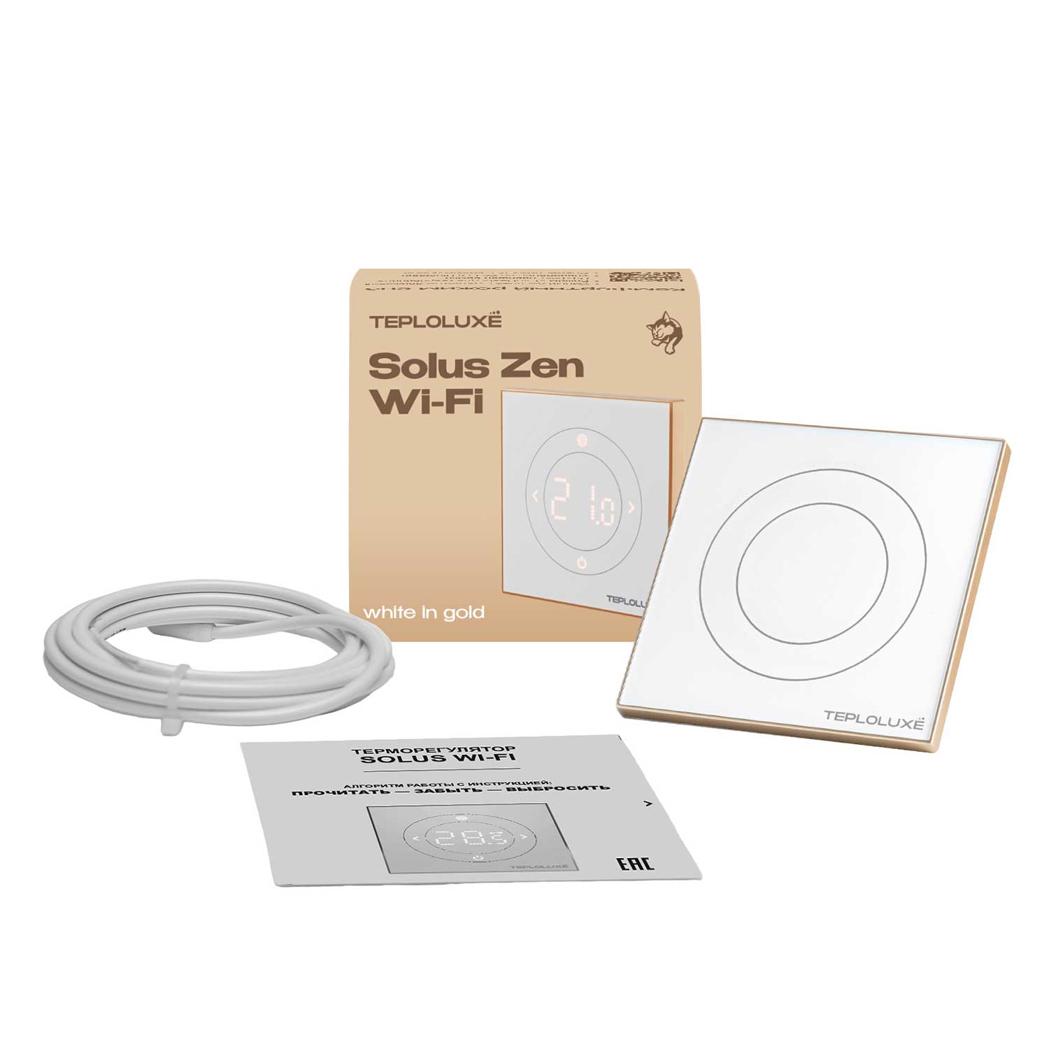 Теплолюкс Solus Zen Wi-Fi. Терморегулятор электронный