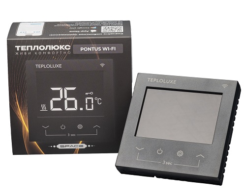 Теплолюкс Pontus Space WiFi. Терморегулятор электронный