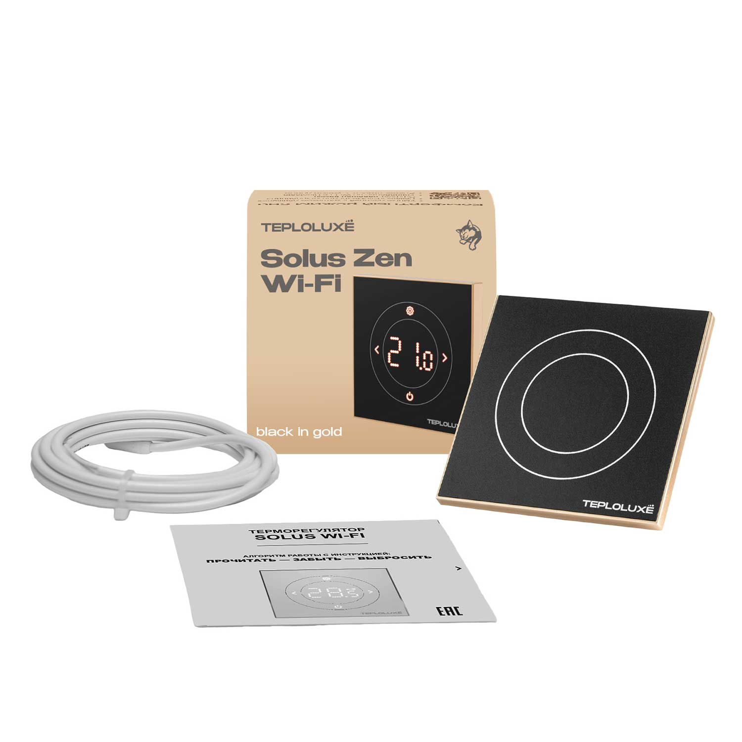 Теплолюкс Solus Zen Wi-Fi. Терморегулятор электронный
