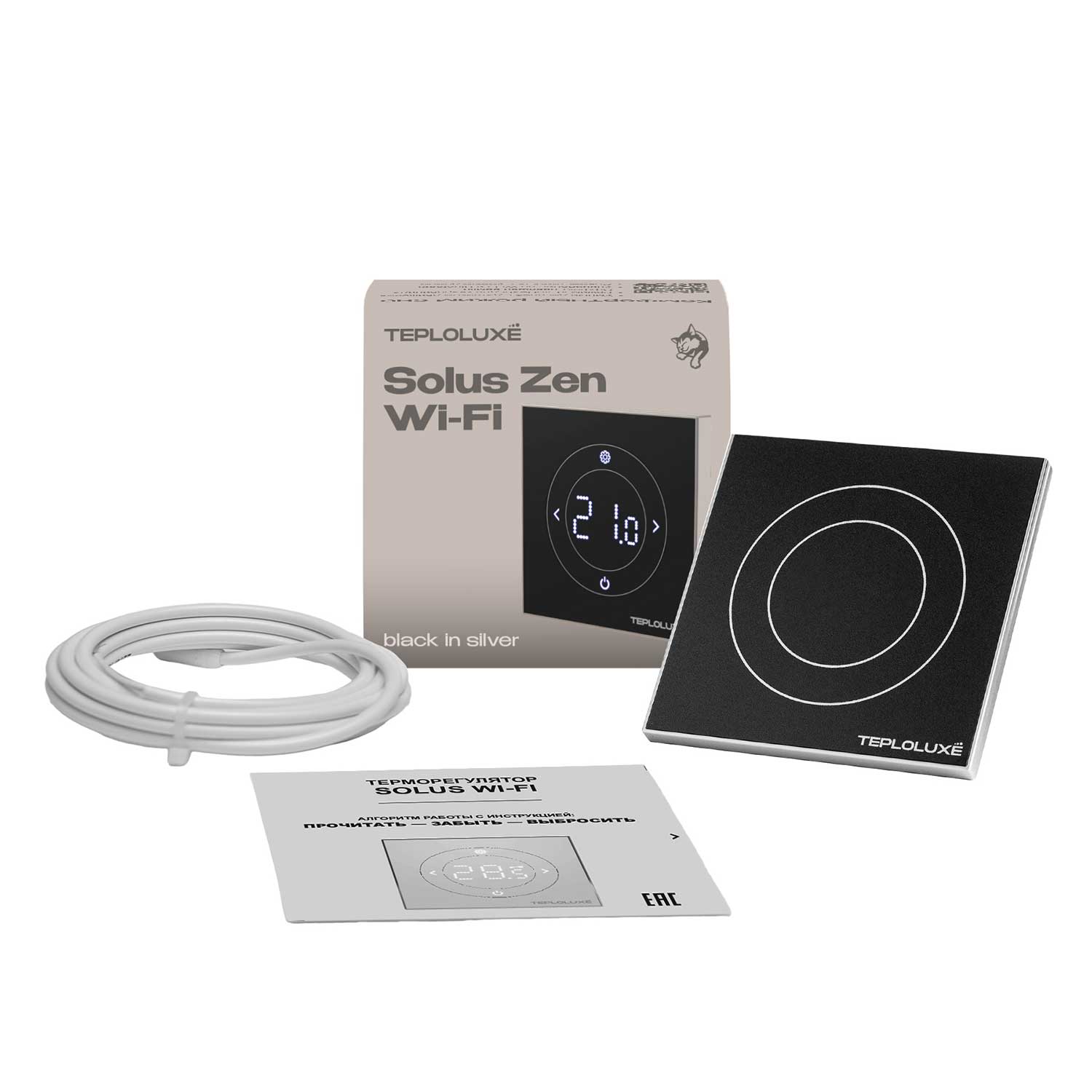 Теплолюкс Solus Zen Wi-Fi. Терморегулятор электронный