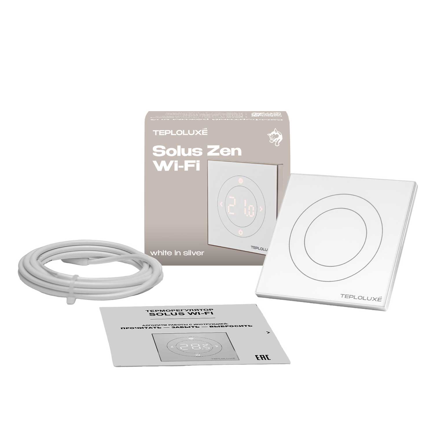 Теплолюкс Solus Zen Wi-Fi. Терморегулятор электронный